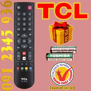 Mua Điều khiển TCL có   YOUTUBE   có mã số TC-97E + S49000 cho Tivi Smart. (Mẫu số 5)