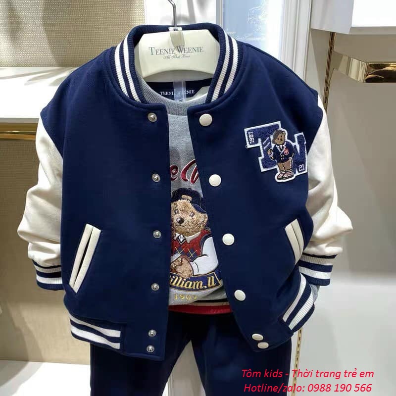 Bomber hot hit bản lót đẹp bé trai