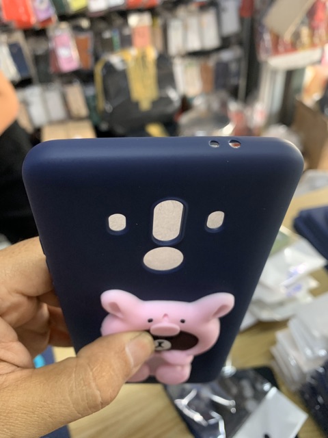 Ốp lưng Huawei Mate 10 pro dẻo màu hình nổi kute