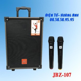 [tặng kẹp điên thoại để bàn] Loa Kéo Karaoke Bluetooth JBZ NE107 250W Bass 2.5 Tấc – BH 6 Tháng