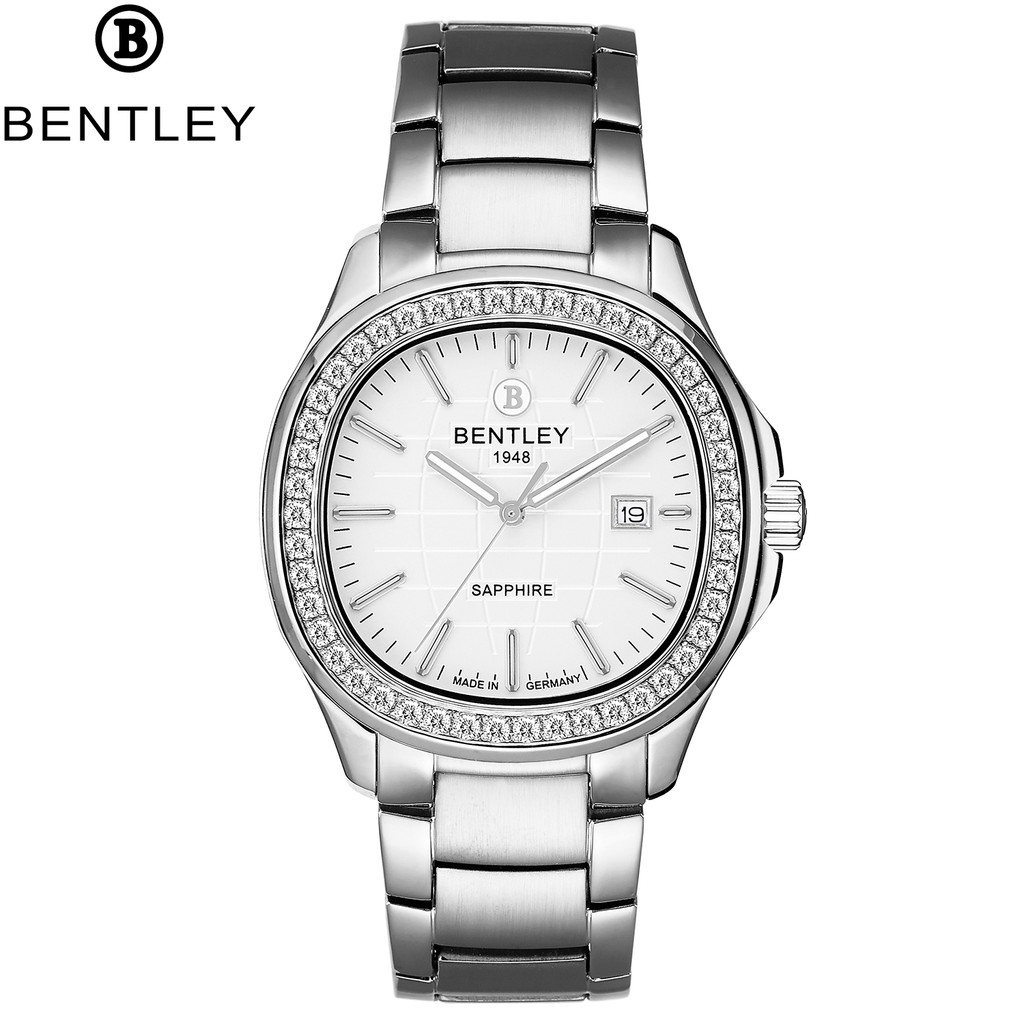 Đồng hồ nam dây kim loại mặt kính chống xước Bentley BL1869 BL1869-101 BL1869-101MWWI