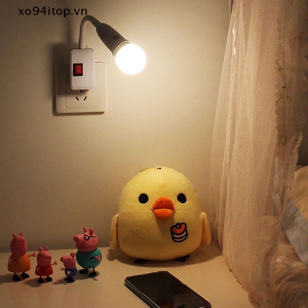 Đuôi Đèn E27 Mở Rộng Chuyển Đổi Gắn Tường Tiện Lợi