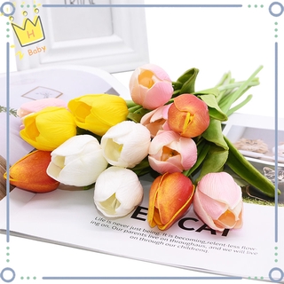 Bó Hoa Tulip Giả Trang Trí Nội Thất Tiệc Cưới