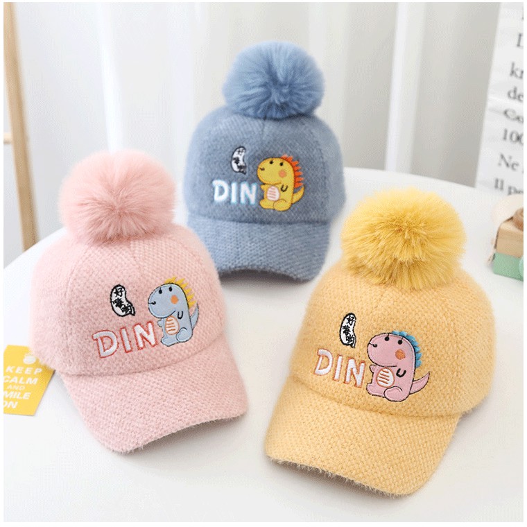 Mũ Bóng Chày Họa Tiết Hoạt Hình Dễ Thương Dành Cho Bé