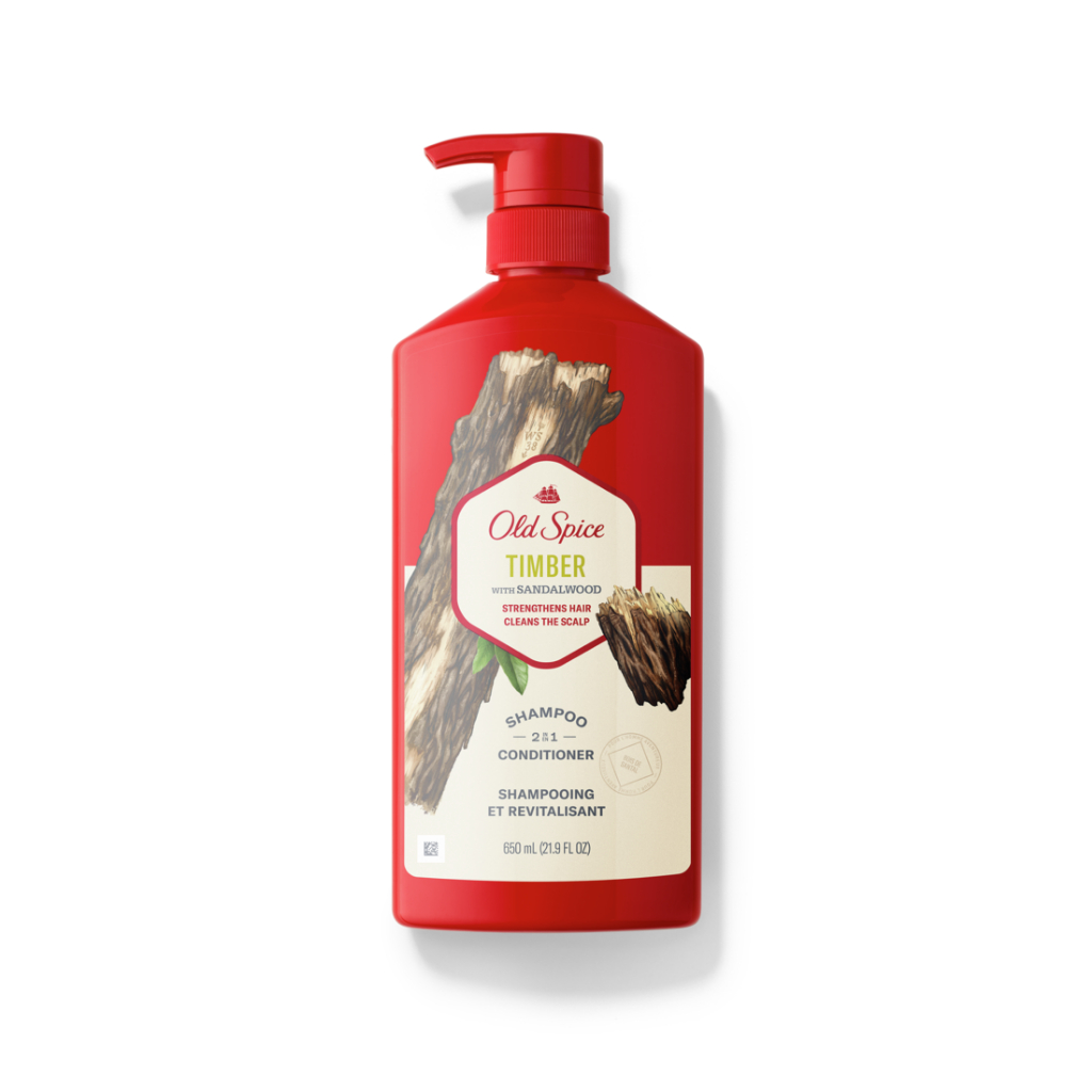 Dầu Gội Xả OLD SPICE 2in1 Hương Hoang Dã Cho Nam Chai 650ml