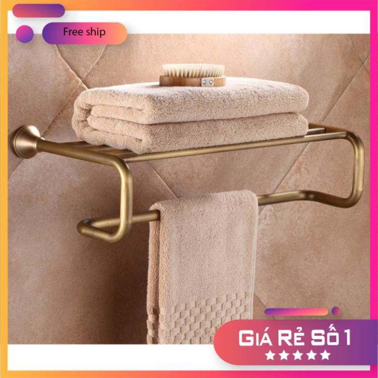 MÁNG KHĂN,THANH VẮT KHĂN TẦNG PHÒNG TẮM BẰNG ĐỒNG CAO CẤP KANLY GCK13 CHÍNH HÃNG