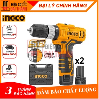 Máy khoan búa dùng pin lithum 12v ingco cidli1232