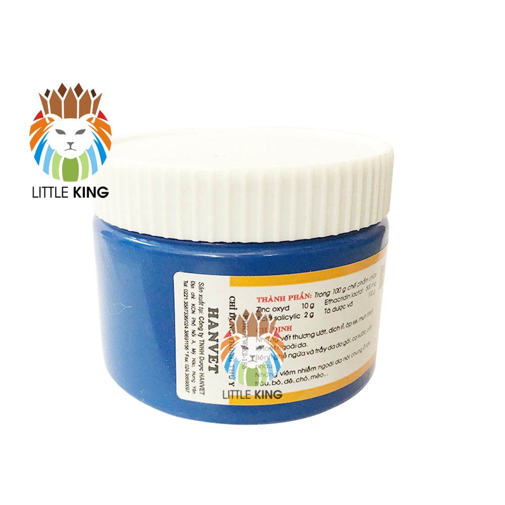 Trị nấm ghẻ, viêm da cho chó mèo, thú cưng Mỡ kẽm Oxyd 100gr, Little King Phụ kiện thú cưng Pet Shop Hà Nội