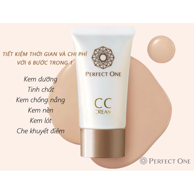 Kem nền trang điểm kết hợp chống nắng dịu nhẹ PERFECT ONE CC Cream 25G