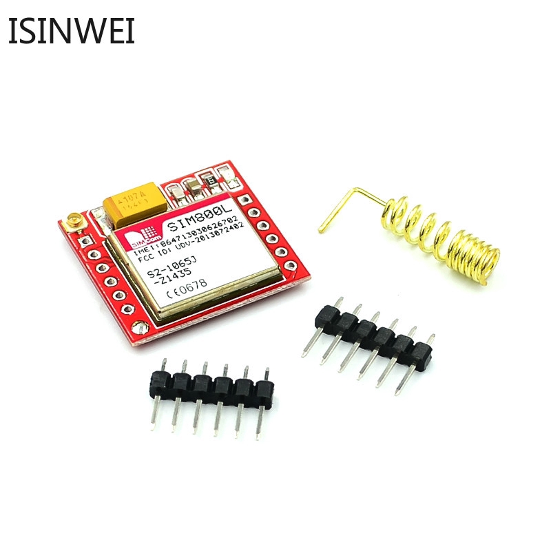 Bo mạch điện không dây dạng nhỏ nhất SIM800L GPRS GSM tiện dụng