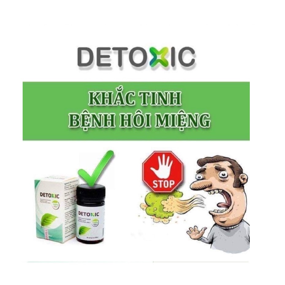 Viên uống Detoxic của Nga diệt ký sinh trùng, hôi miệng, cải thiện tiêu hóa