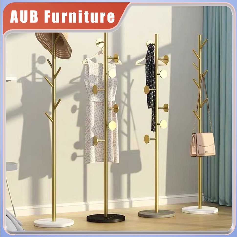 Cây treo đồ áo đa chức năng，Có cơ sở đá cẩm thạch ổn định decor phòng ngủ phòng khách