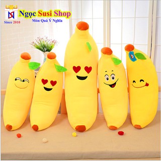 Gối Ôm Quả Chuối Cao Cấp Dài 80cm (Giao Ngẫu Nhiên Mẫu)