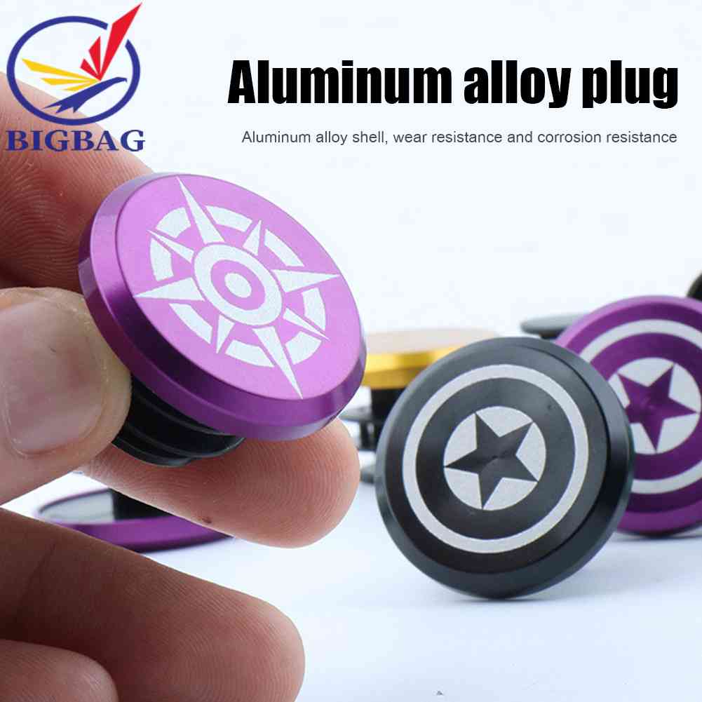 Set 2 Nút Gắn Tay Lái Xe Đạp MTB Bằng Nhôm