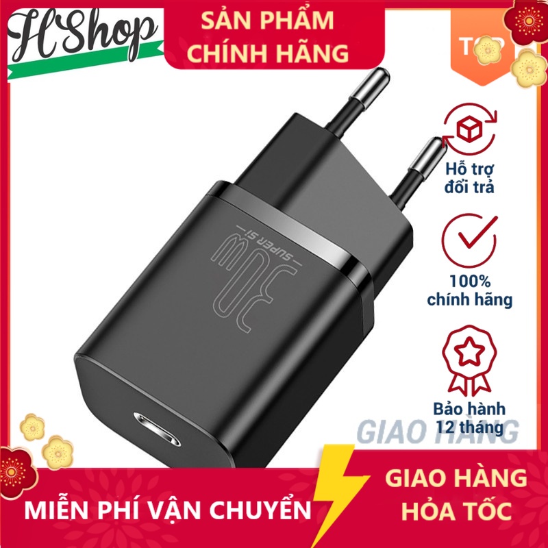 - Củ Sạc Nhanh PD 30W USB Type C Hỗ Trợ QC3.0 cho táo Phone 12 - [HSHOP]