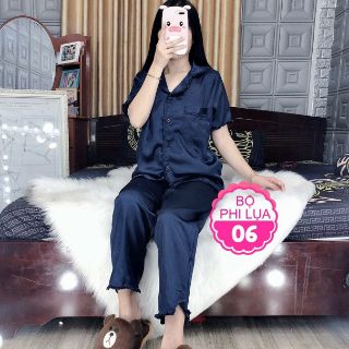 Đồ bộ phi lụa bèo chất lụa đẹp cao cấp MS BỘ PHI LỤA 06
