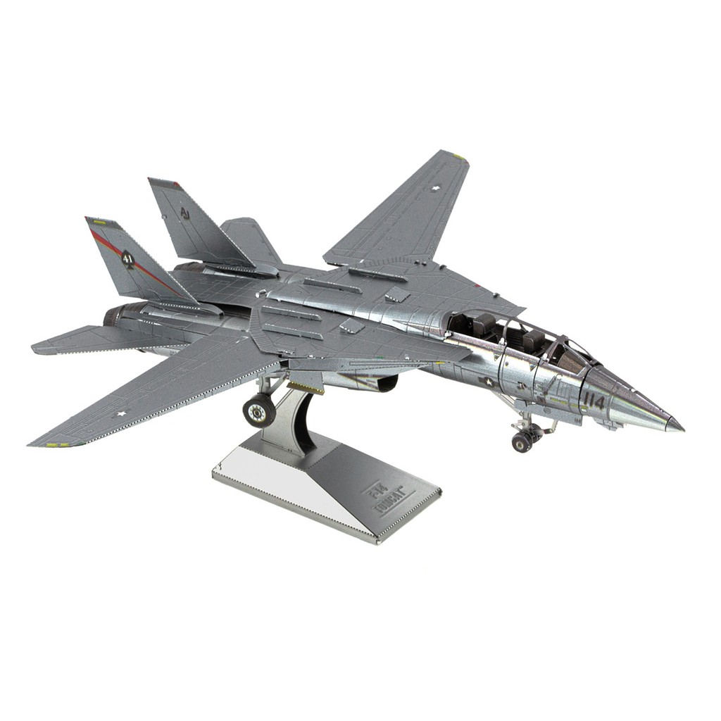 Mô Hình Lắp Ghép kim Loại 3D Máy bay tiêm kích F-14 Tomcat