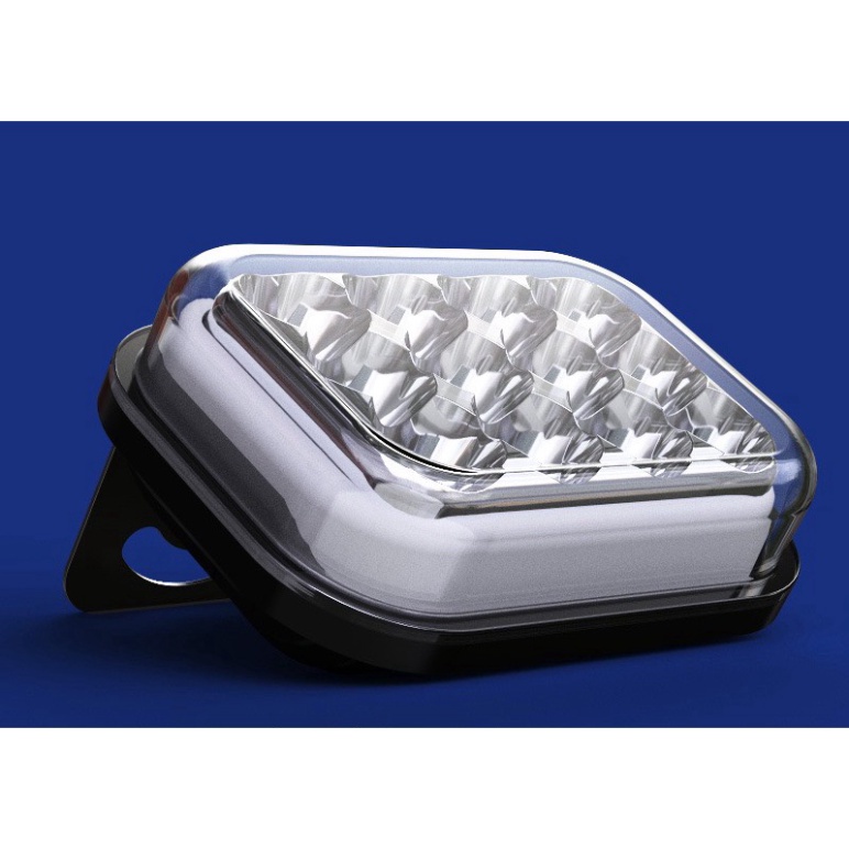 Đèn Trợ Sáng L12 Có Viền Đề Mi Đổi Màu 12 Chip LED Nhiều Chế Độ