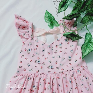 Conbo Đầm tay cánh tiên áo sơ mi bé trai