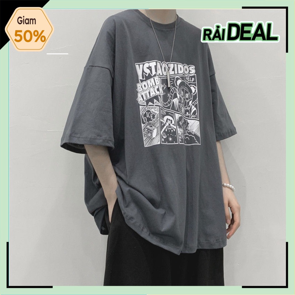 Áo thun nam nữ tay lỡ form rộng A46 ,Áo phông nữ nam ovesize unisex chất cotton siêu đẹp trẻ trung | WebRaoVat - webraovat.net.vn