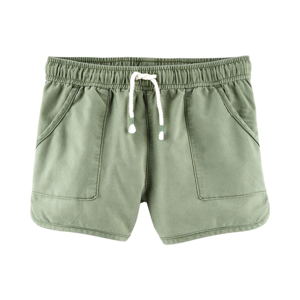 Quần short vải Oshkosh cho bé gái 1-8T Q468