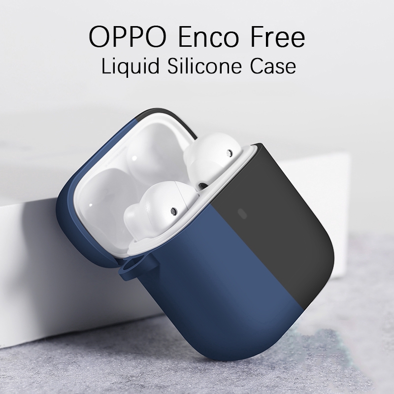 Case For OPPO Enco Free Wireless Bluetooth Earphone Charging Box Protector Cover Liquid Soft Casing