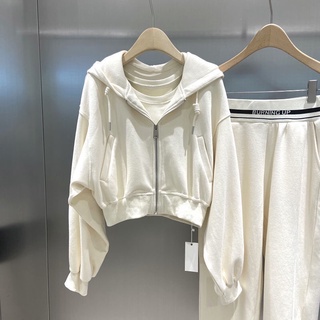 [Sẵn Kem L] Set bộ dài tay 3 món thời trang nữ