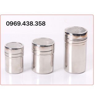 Lọ rắc bột ca cao - lọ rắc bột inox