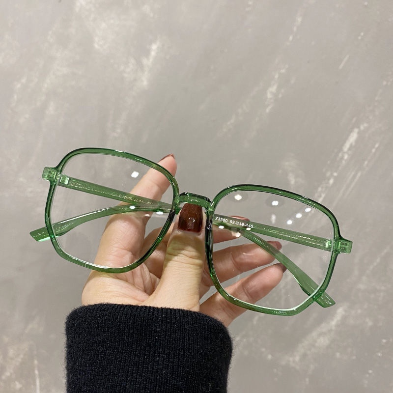 Ultra Kính Cận Thị Tròng Phẳng Siêu Nhẹ Không Có Hộp Mạnh Mẽ Không Trang Điểm Mắt Tròn Cho Nam Và Nữ