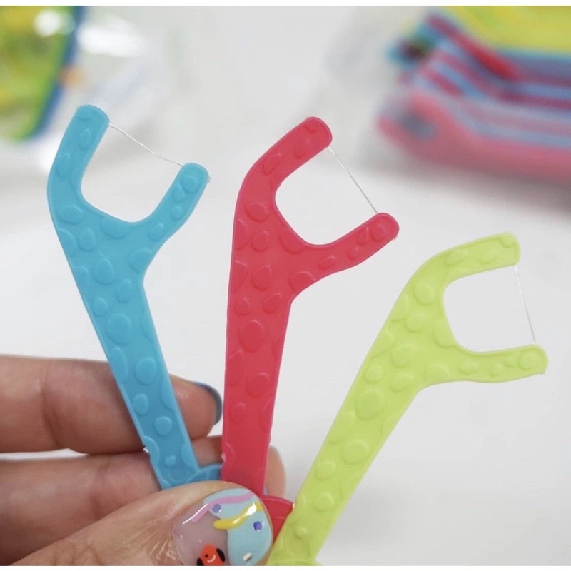 🦷Tăm chỉ nha khoa Hàn Quốc Cho bé🦷 Sói Cá Hý