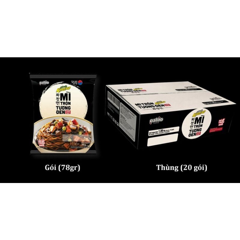 mì trộn tương đen ăn liền koreno 78gr. 1thùng 20goi. date 15.05.2022 | BigBuy360 - bigbuy360.vn