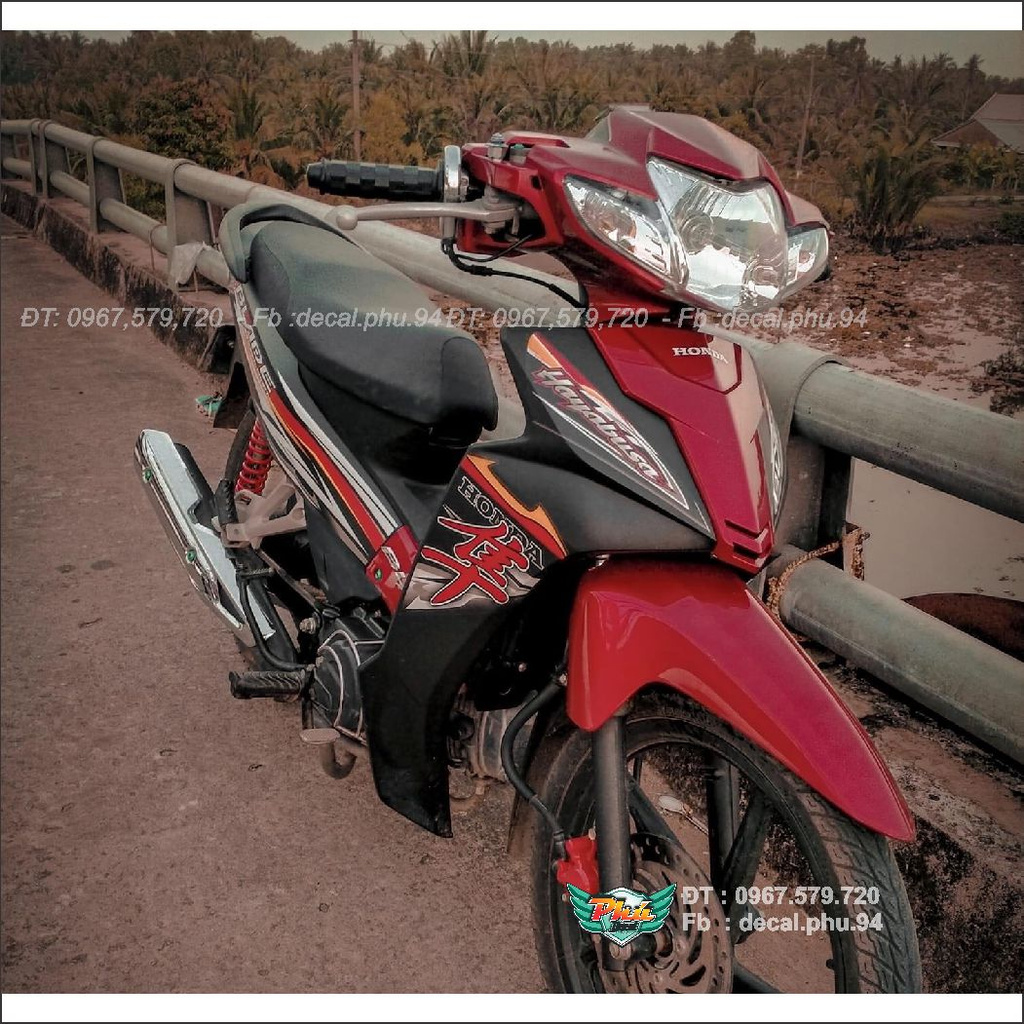Tem Rời Blade đỏ đen hayabusa (J)