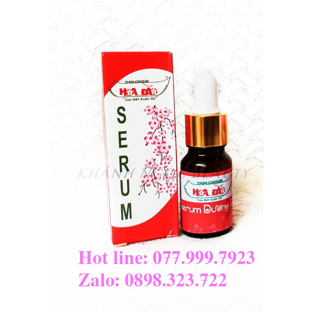 BỘ KEM NÁM HOA ĐÀO 18 GRAM và SERUM HOA ĐÀO và SỮA RỬA MẶT HOA ĐÀO - CTY THIN GROUP (100% CHÍNH HÃNG)