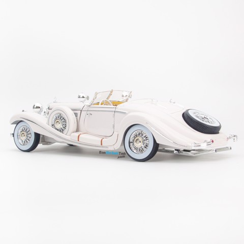 MÔ HÌNH XE MERCEDES-BENZ 500K TYP SPECIAL ROADSTER WHITE 1:18 MAISTO- MH 36055