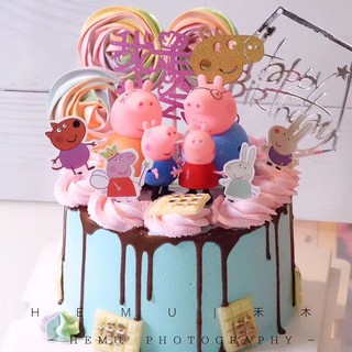 Trang trí gia đình heo Peppa