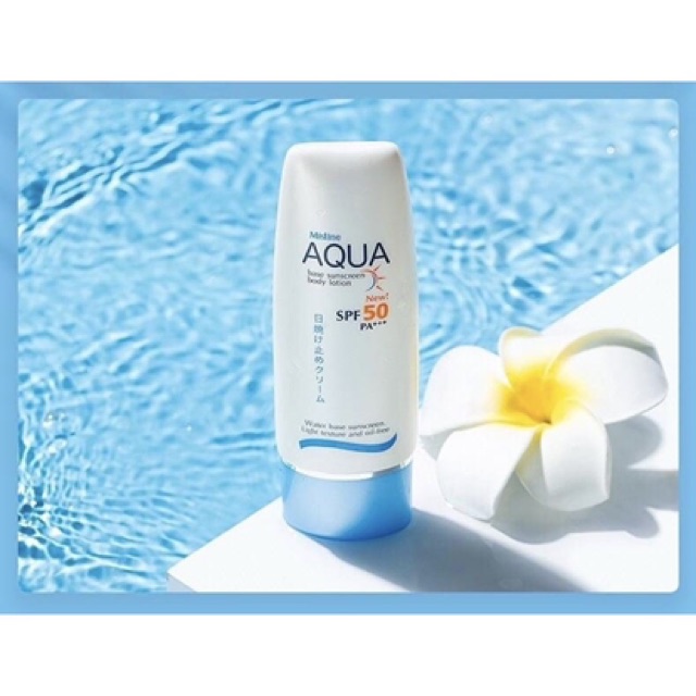 KEM CHỐNG NẮNG TOÀN THÂN MISTINE AQUA BASE SUNSCREEN BODY LOTION SPF 50 PA +++