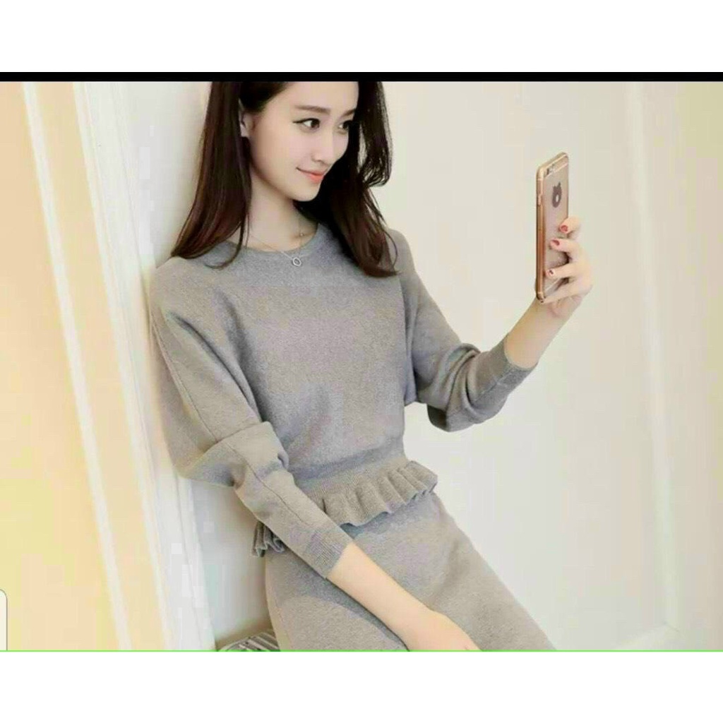 Áo Thun Gân Bèo Tay Dài Cổ Tròn Phong Cách Thu- Đông TTVV0031