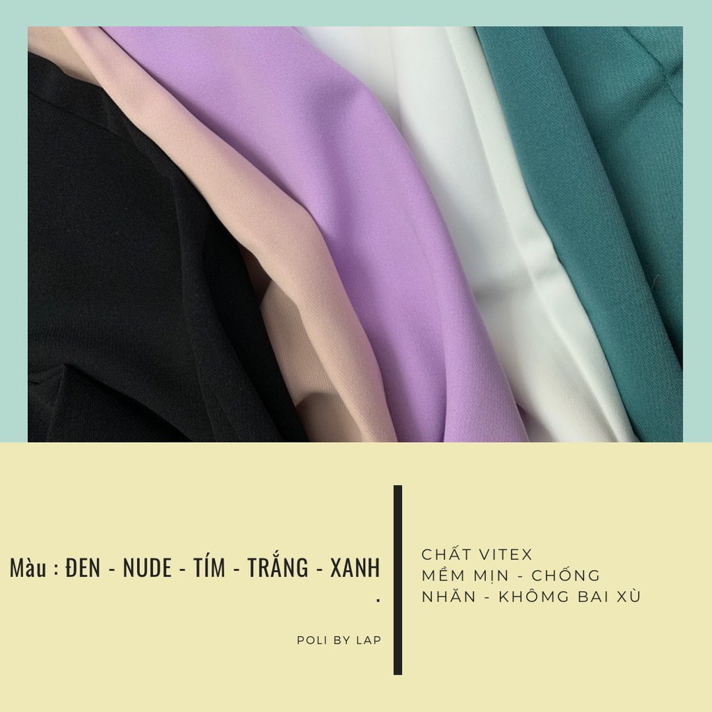 Quần CULLOTTES Ống Suông Quảng Châu Thiết Kế POLILAP nặng 350gram dài 100cm | BigBuy360 - bigbuy360.vn