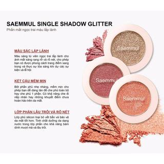 Phấn Mắt Nhũ The Saem Saemmul Single Shadow