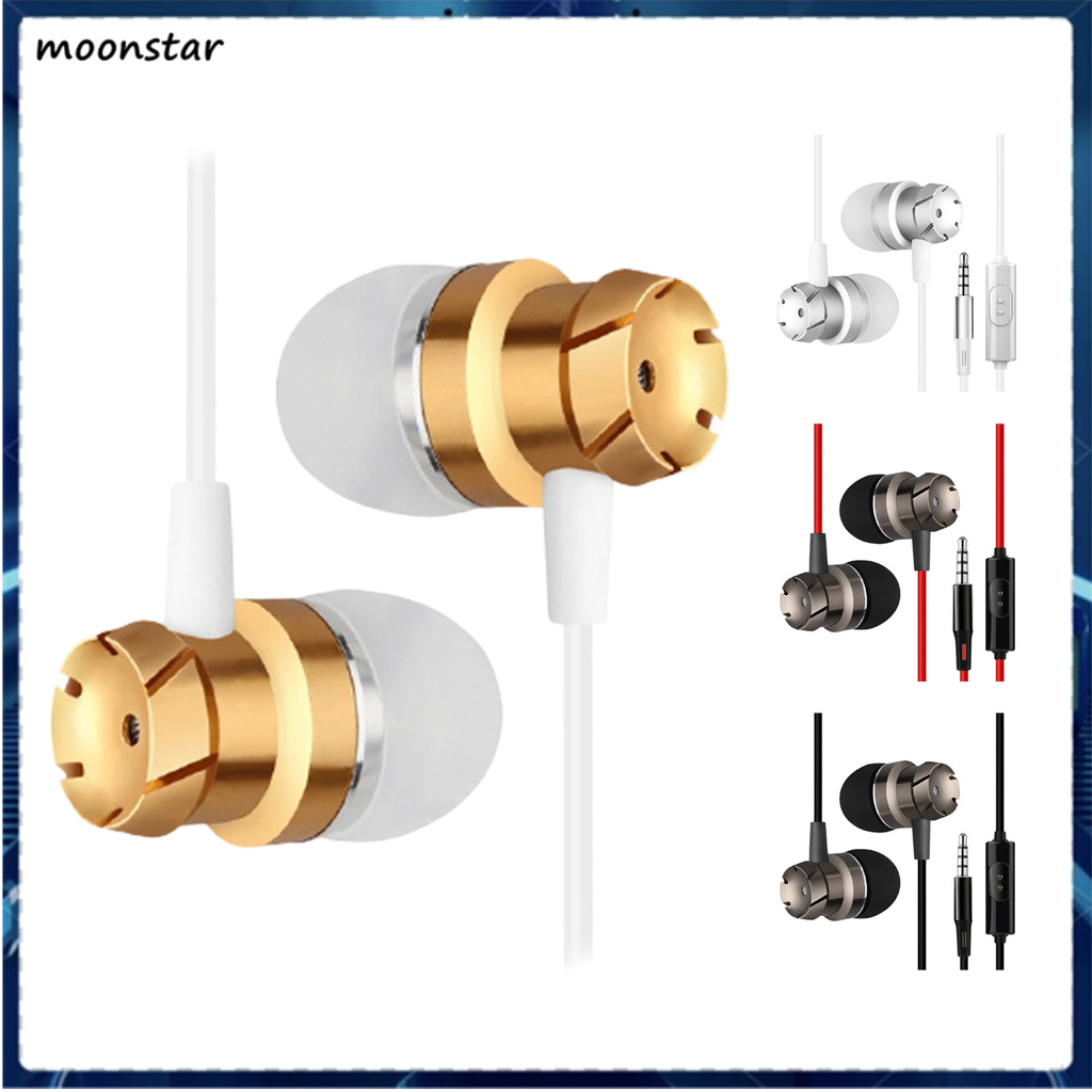 Tai Nghe Nhét Tai Có Dây Âm Thanh Siêu Trầm Kèm Mic Cho Điện Thoại Máy Tính