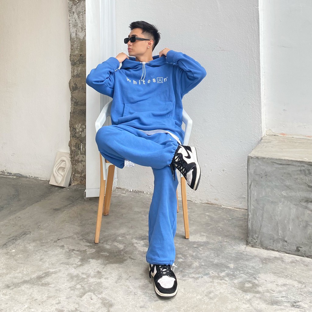 ÁO KHOÁC HOODIE "LOGO VER2" BLUE HORIZON XANH DƯƠNG | BigBuy360 - bigbuy360.vn