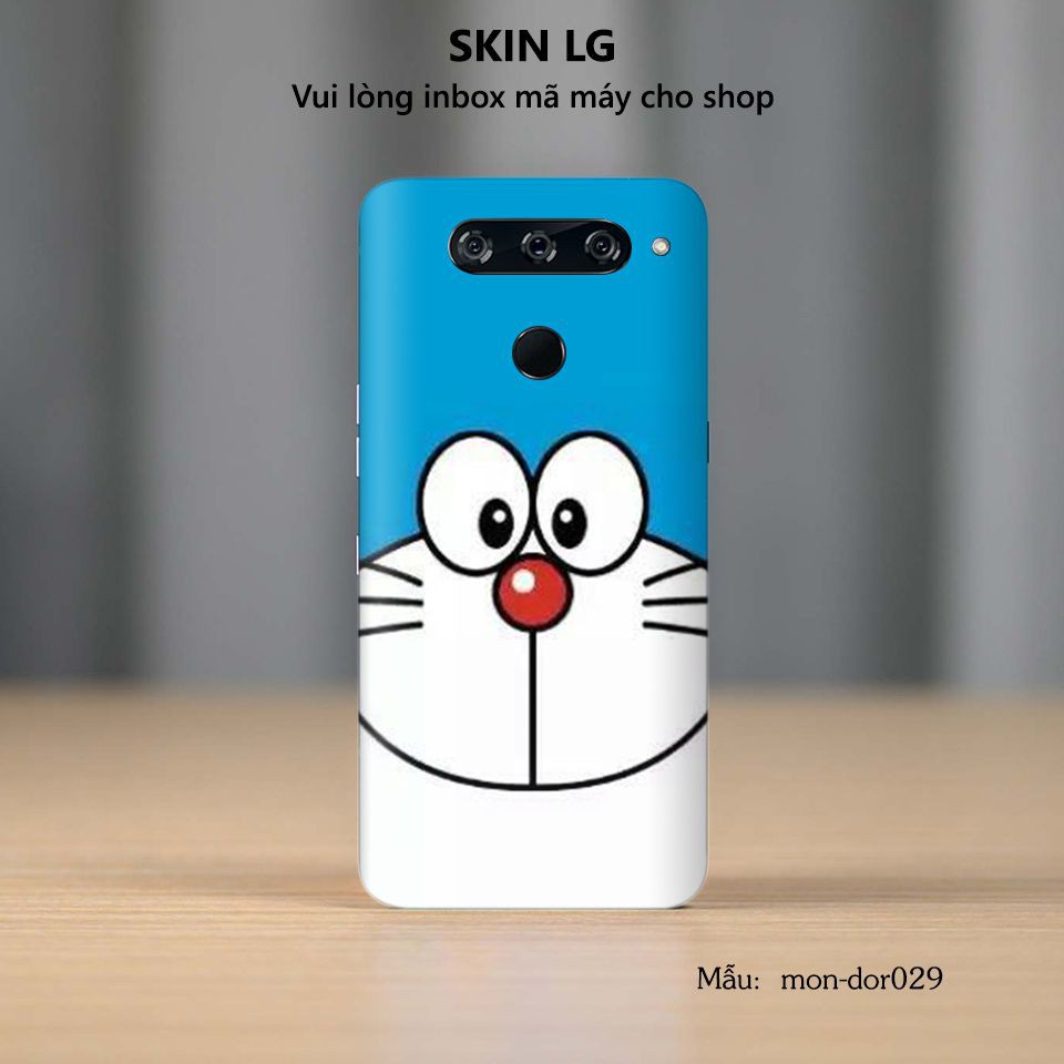 Skin dán cho các dòng điện thoại LG G6 - G7 - G8 in hình Doraemon cực đáng yêu