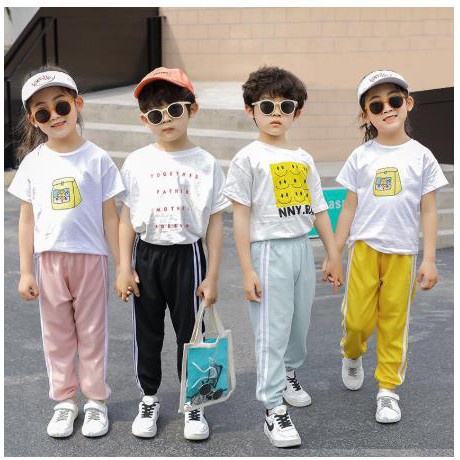 Quần dài phong cách thể thao năng động thoải mái cho bé 3-15 tuổi Quần dài chống muỗi phong cách thể cho trẻ em