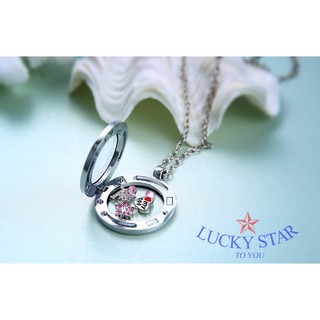 Dây chuyền kỷ niệm nam nữ thời trang - rỗng , nắp bật locket