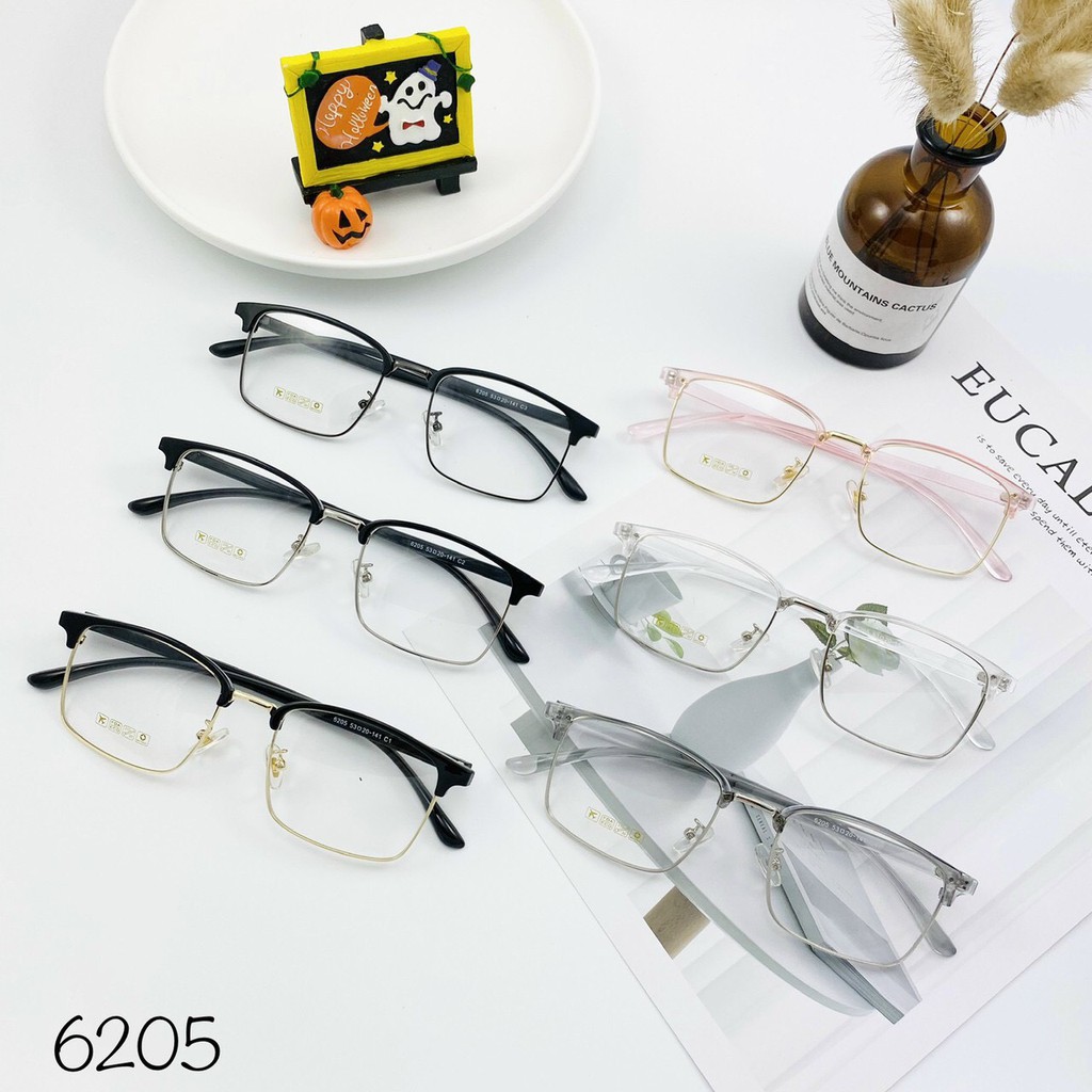 MẮT KÍNH GIẢ CẬN GỌNG DẺO HÀN QUỐC 6205 LYLY K417 VUÔNG FORM CHUẨN SIÊU HOT