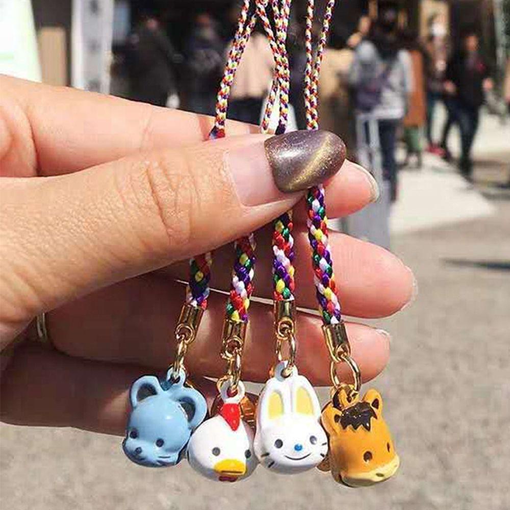 Móc Khóa Gắn Điện Thoại Di Động Hình Chuông May Mắn Bằng Hợp Kim