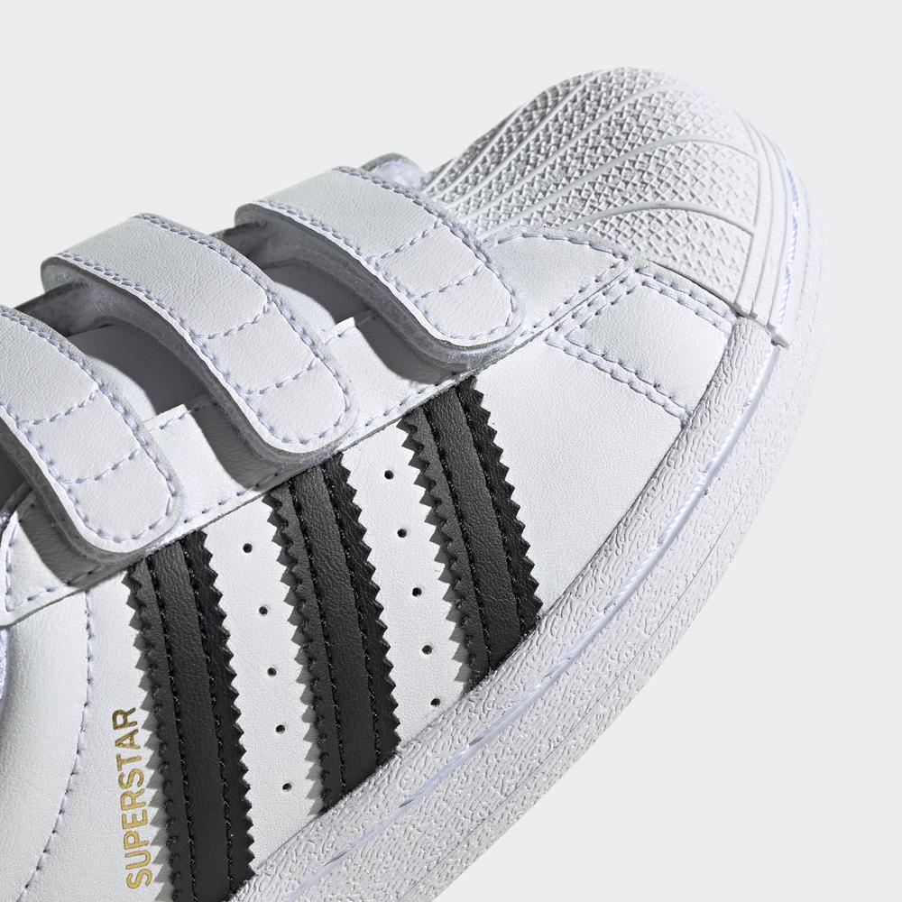 Giày adidas ORIGINALS Unisex trẻ em Giày Superstar Màu trắng EF4838