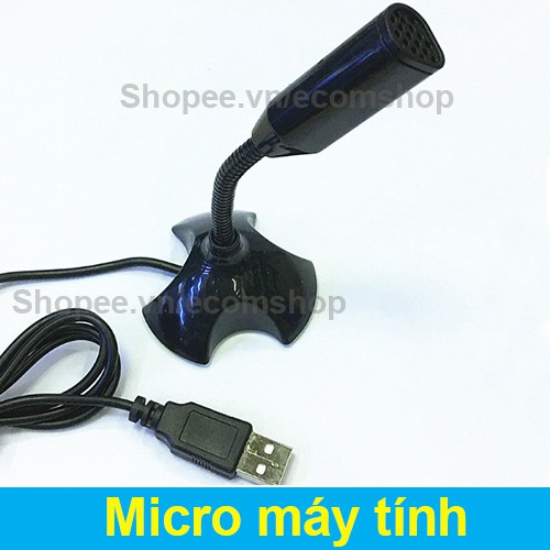 Micro máy tính nhỏ gọn Mic-S kết nối qua cổng USB, xoay 360 độ, chống ồn | BigBuy360 - bigbuy360.vn