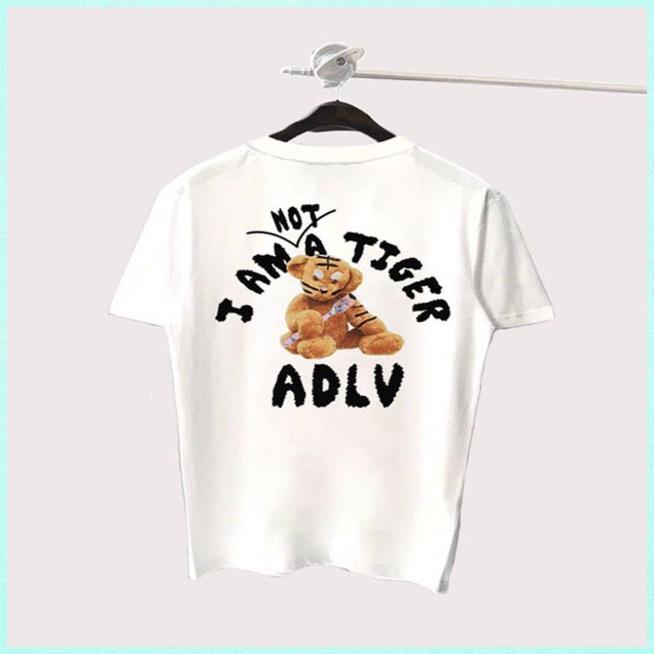 Áo Thun ADLV BEAR 2022 Tay lỡ Áo Phông ADLV Nam Nữ BEAR 2022 Form Rộng