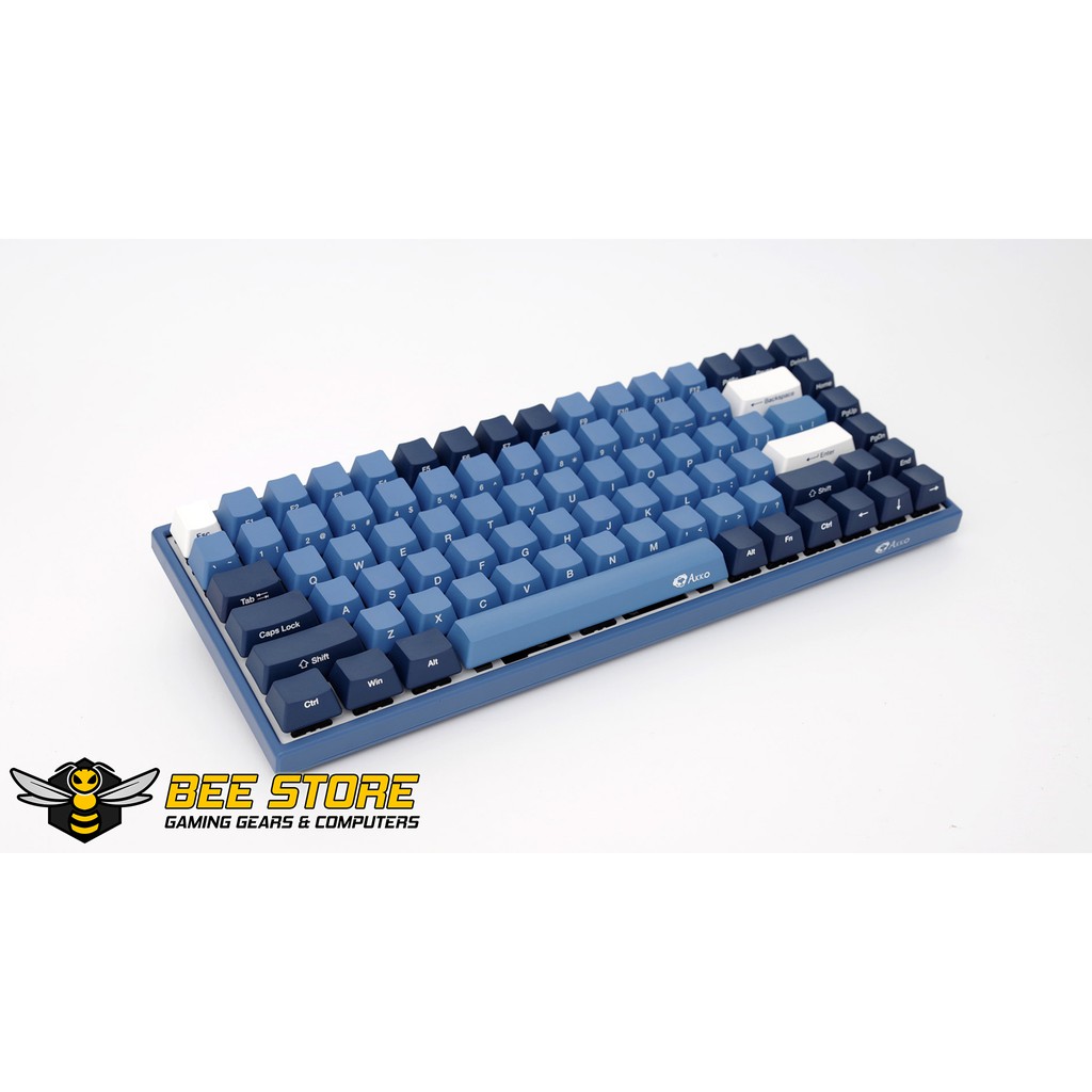 Bàn phím cơ AKKO 3084 OceanStar | Keycap PBT | 84 phím | Tặng kèm 8 keycap